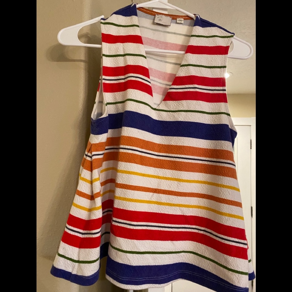 Anthropologie sleeveless shirt